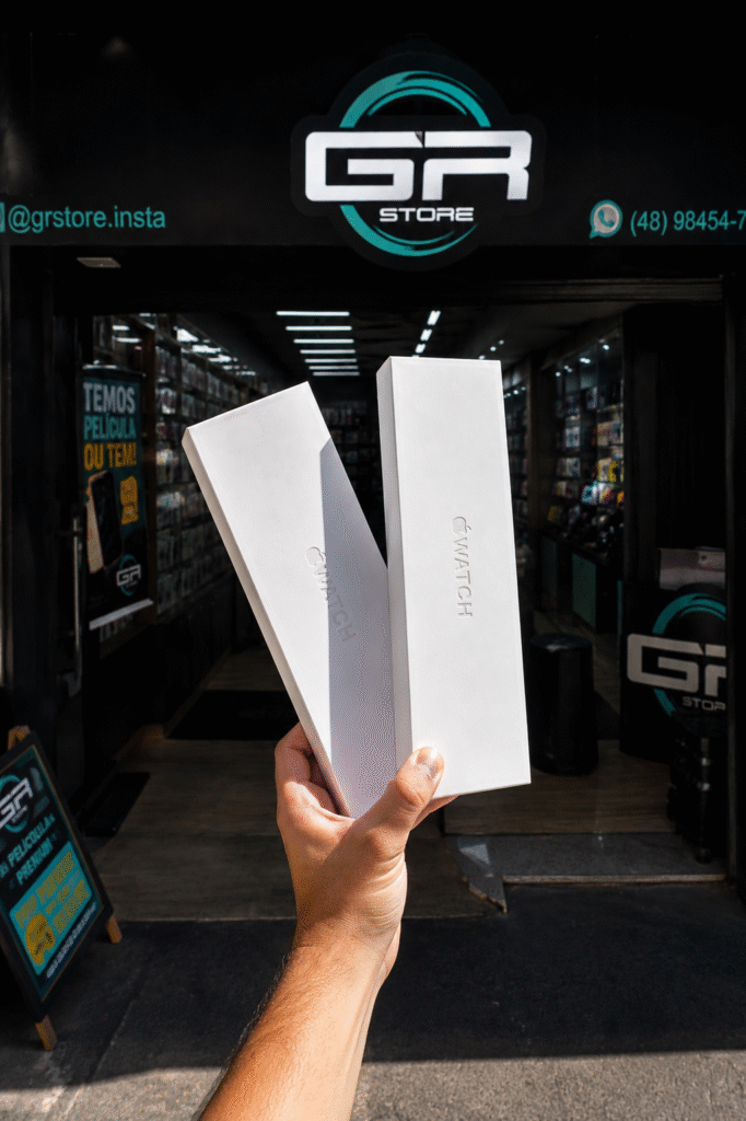 Apple Watch em exposição na GR STORE